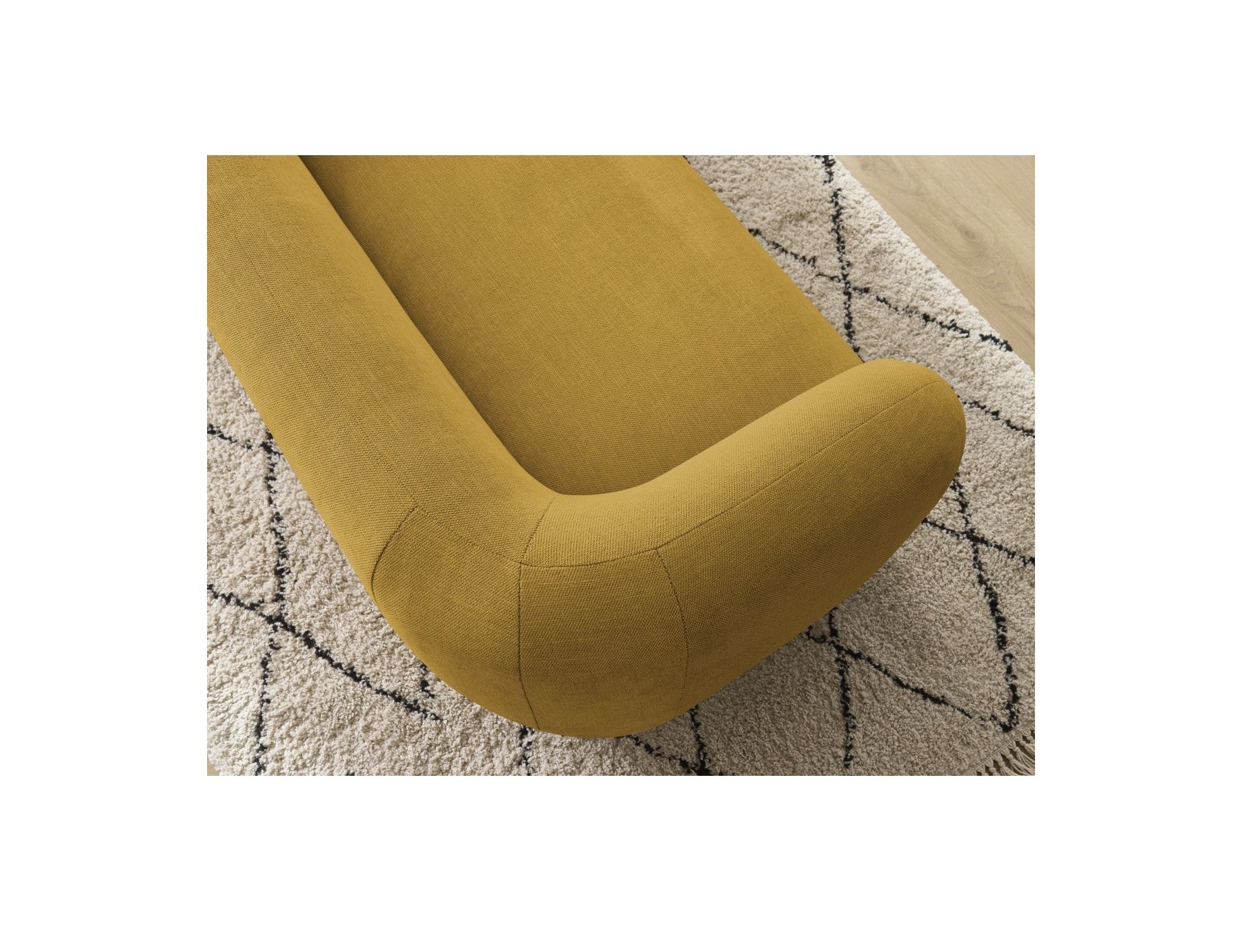 Celine - Canapé Droit Fixe 2 Places - Tissu Lisse