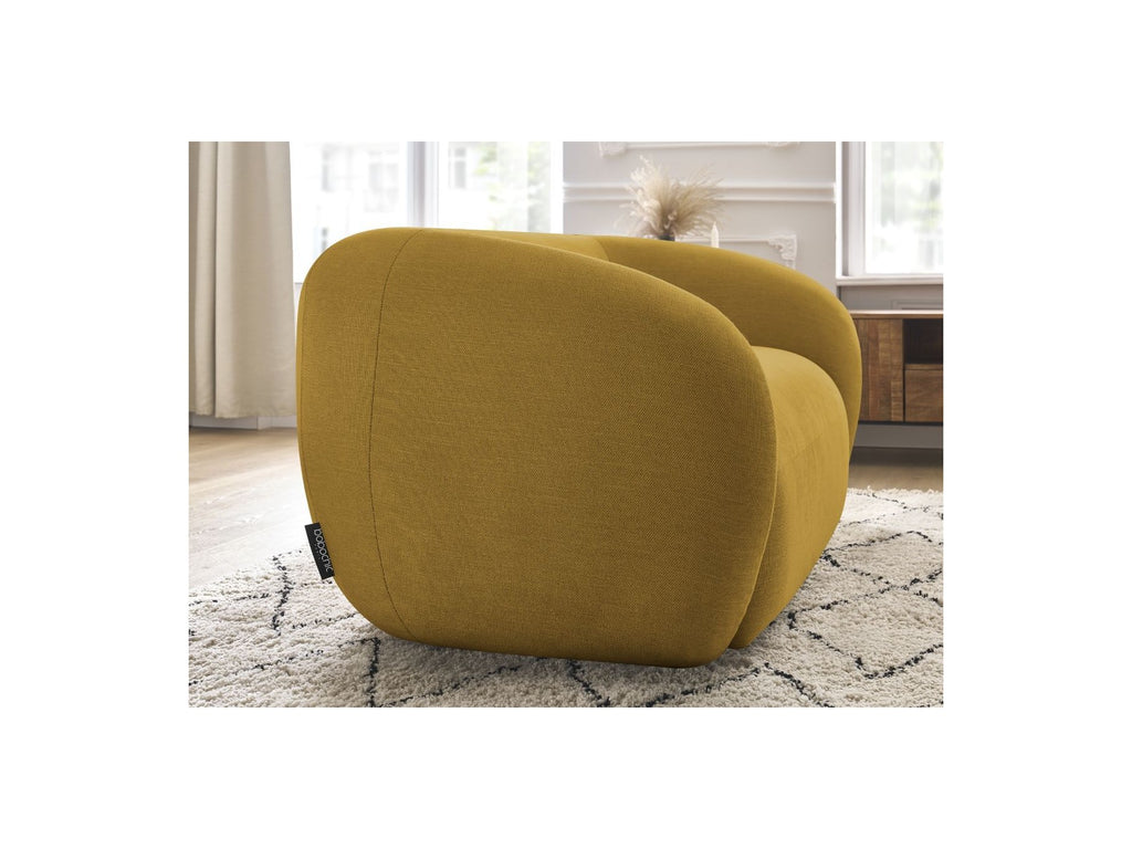 Celine - Canapé Droit Fixe 2 Places - Tissu Lisse