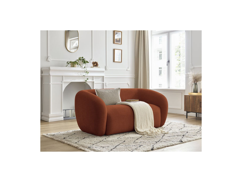 Celine - Canapé Droit Fixe 2 Places - Tissu Lisse