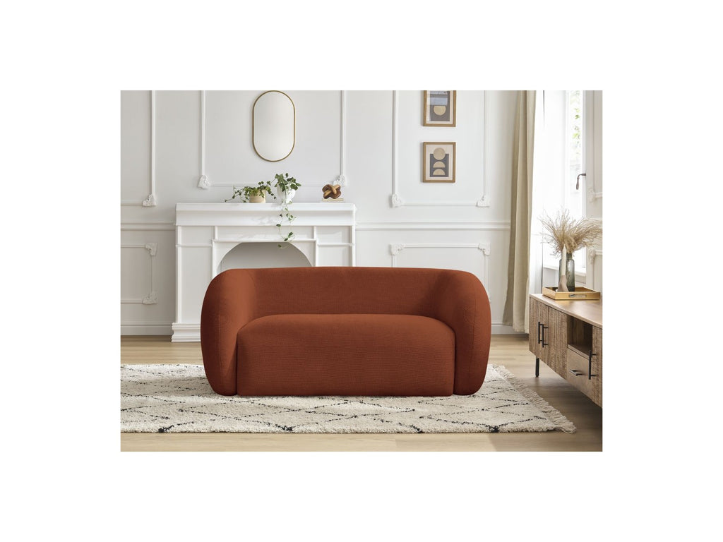 Celine - Canapé Droit Fixe 2 Places - Tissu Lisse