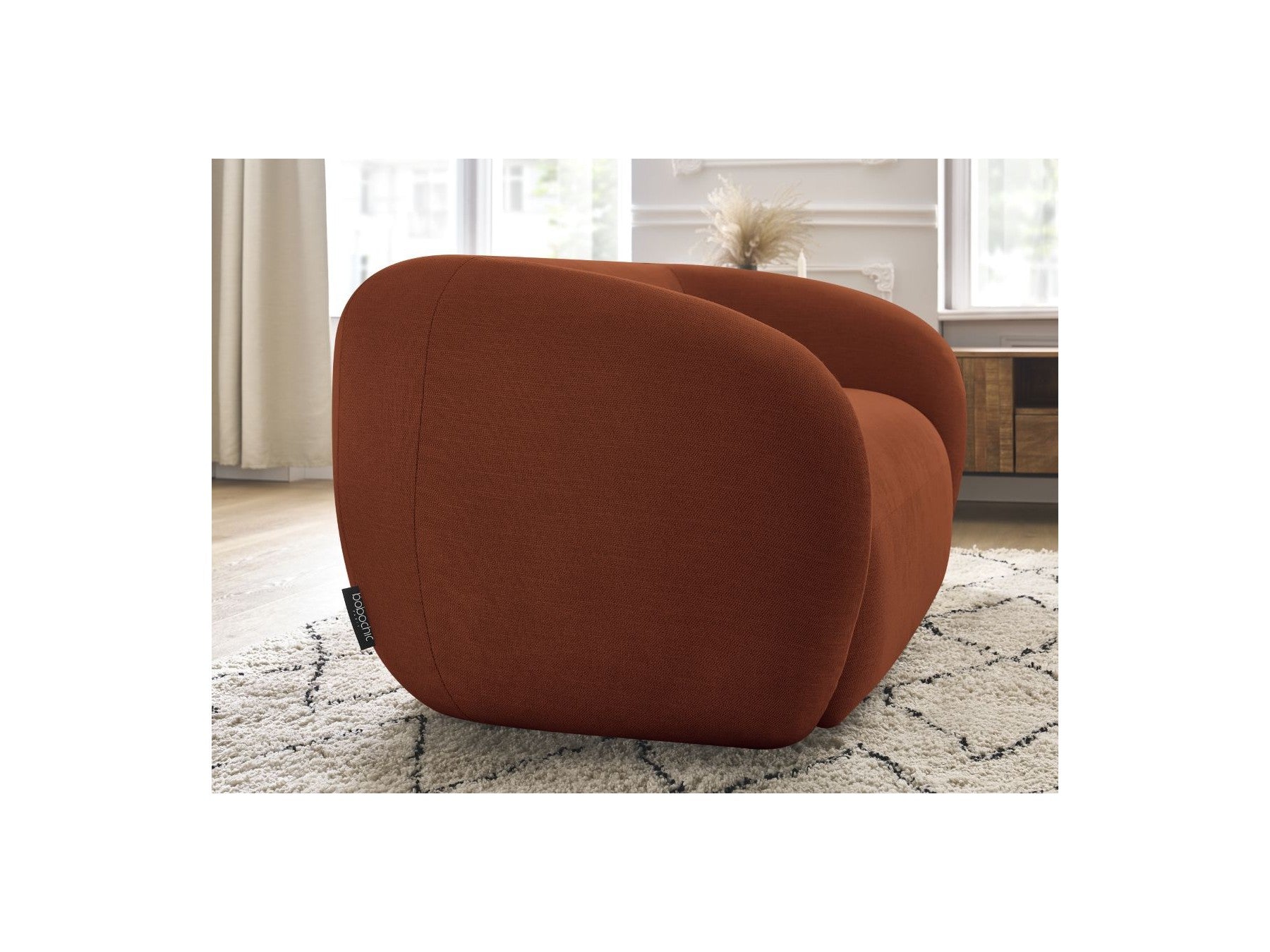Celine - Canapé Droit Fixe 2 Places - Tissu Lisse