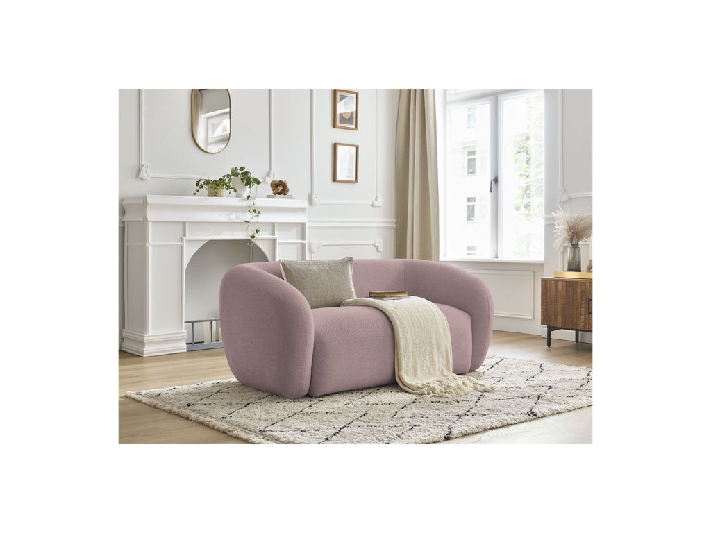 Celine - Canapé Droit Fixe 2 Places - Tissu Lisse
