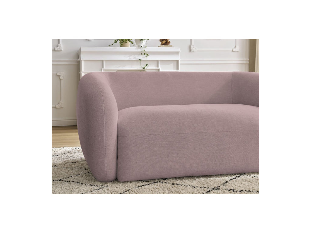 Celine - Canapé Droit Fixe 2 Places - Tissu Lisse