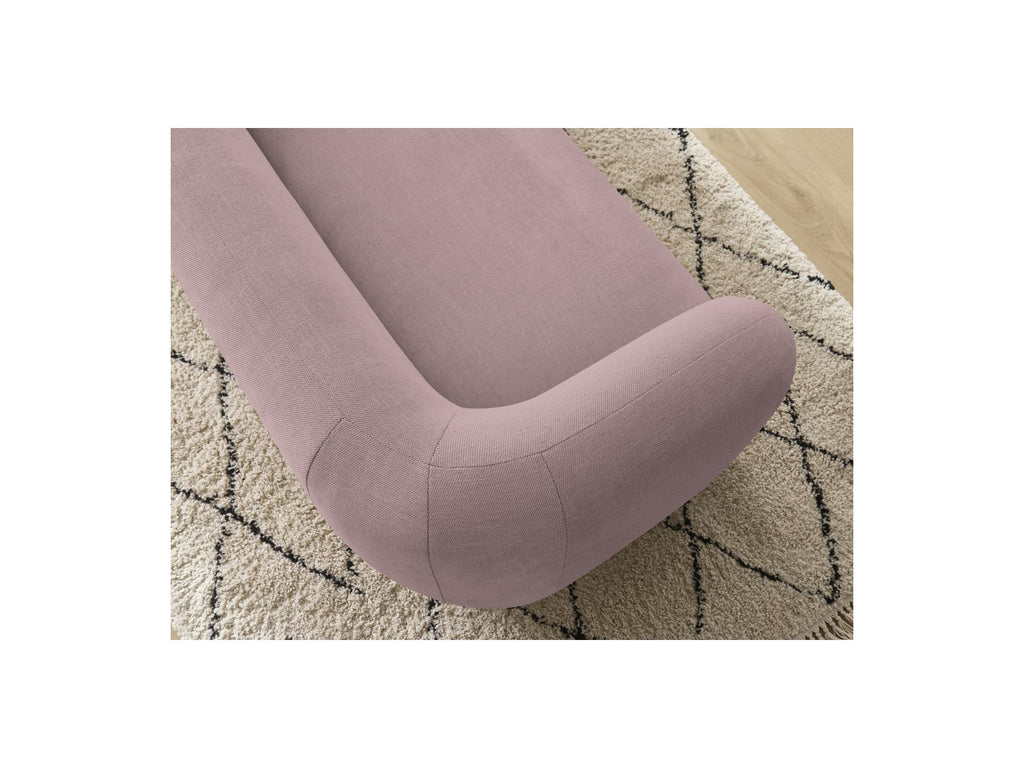 Celine - Canapé Droit Fixe 2 Places - Tissu Lisse