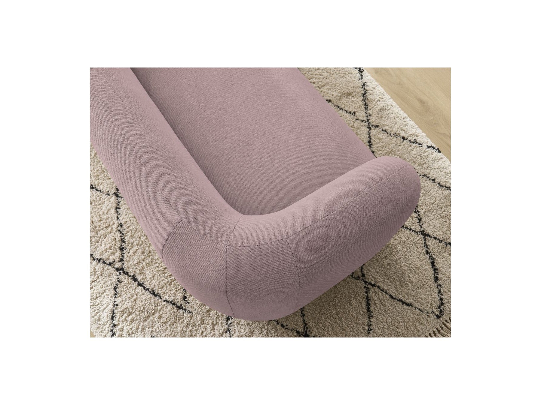 Celine - Canapé Droit Fixe 2 Places - Tissu Lisse