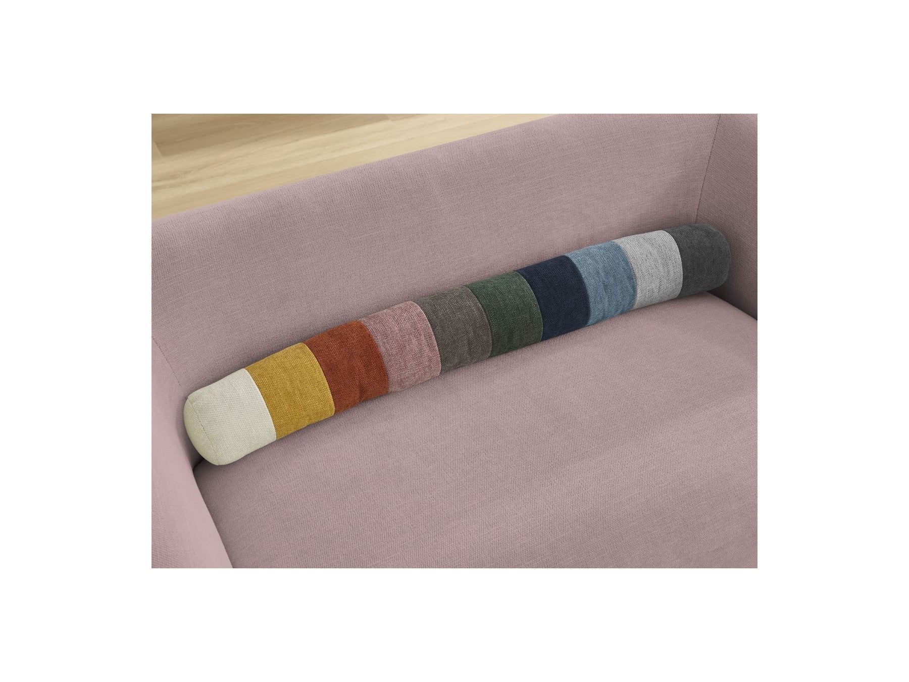 Celine - Canapé Droit Fixe 2 Places - Tissu Lisse