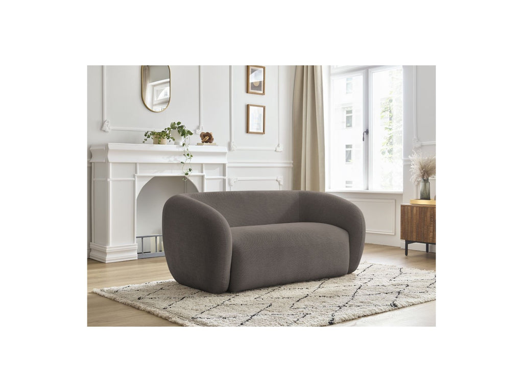 Celine - Canapé Droit Fixe 2 Places - Tissu Lisse