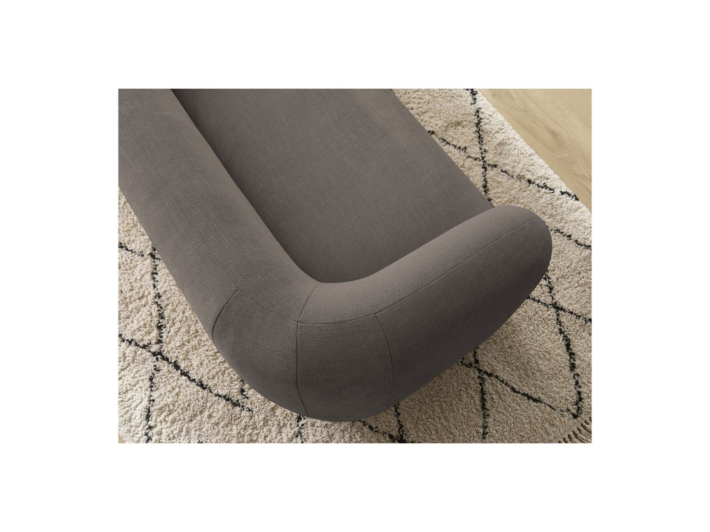 Celine - Canapé Droit Fixe 2 Places - Tissu Lisse