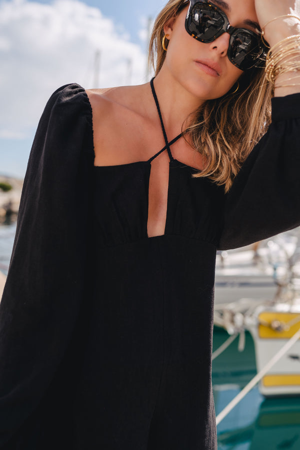 Combinaison Aya Lin Viscose Noir