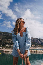 Jumpsuit Aya Denim Stripe