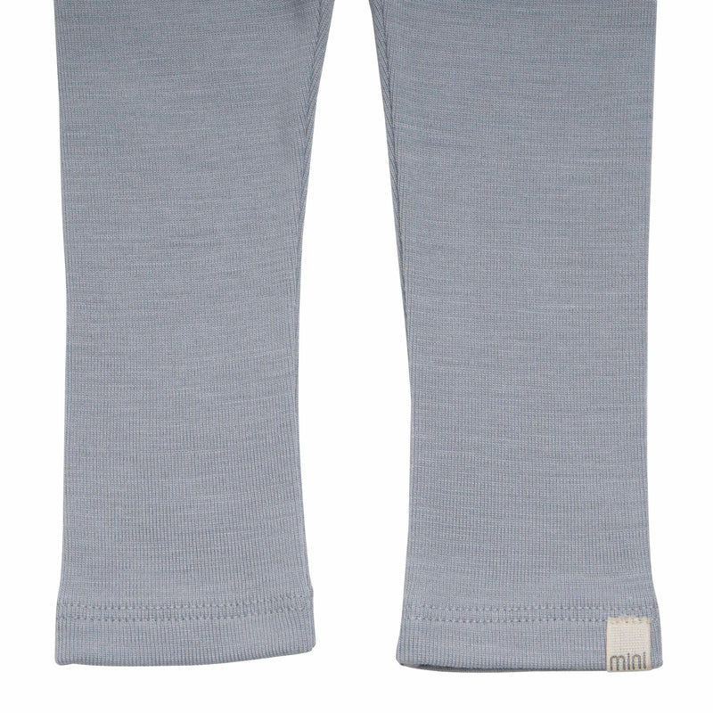 Legging Troll de lana y seda azul empolvado - Selección Minimalisma disponible en amaetc.com, concept store ecológico para niños