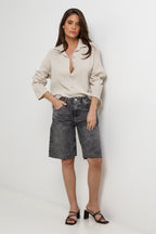 Camisa - Beige - Mujer