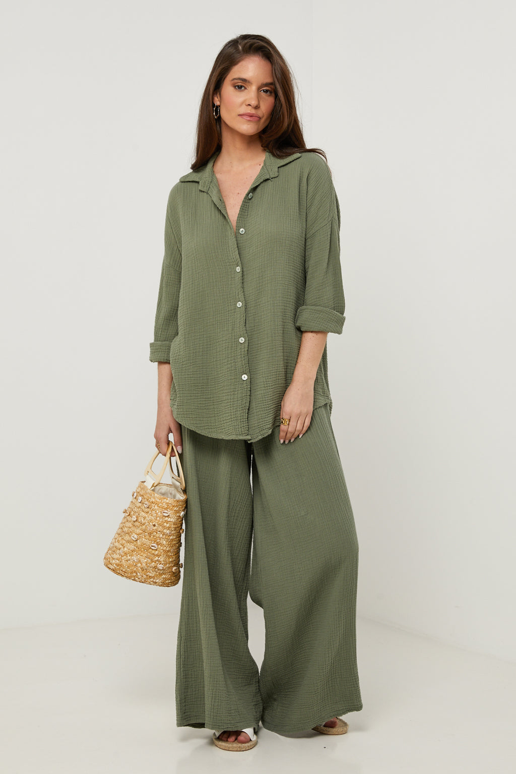 Chemise - Kaki - Femme