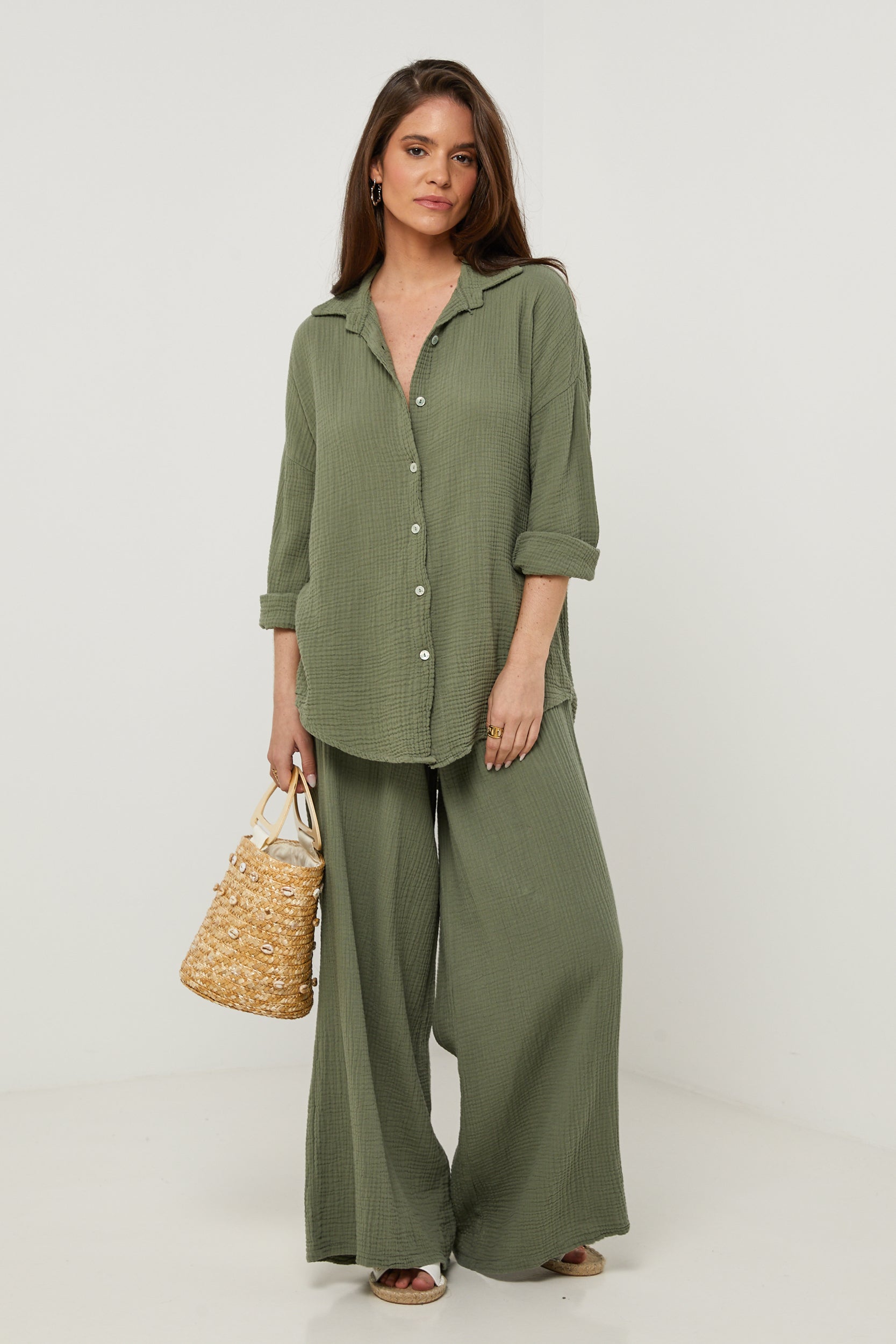 Chemise - Kaki - Femme