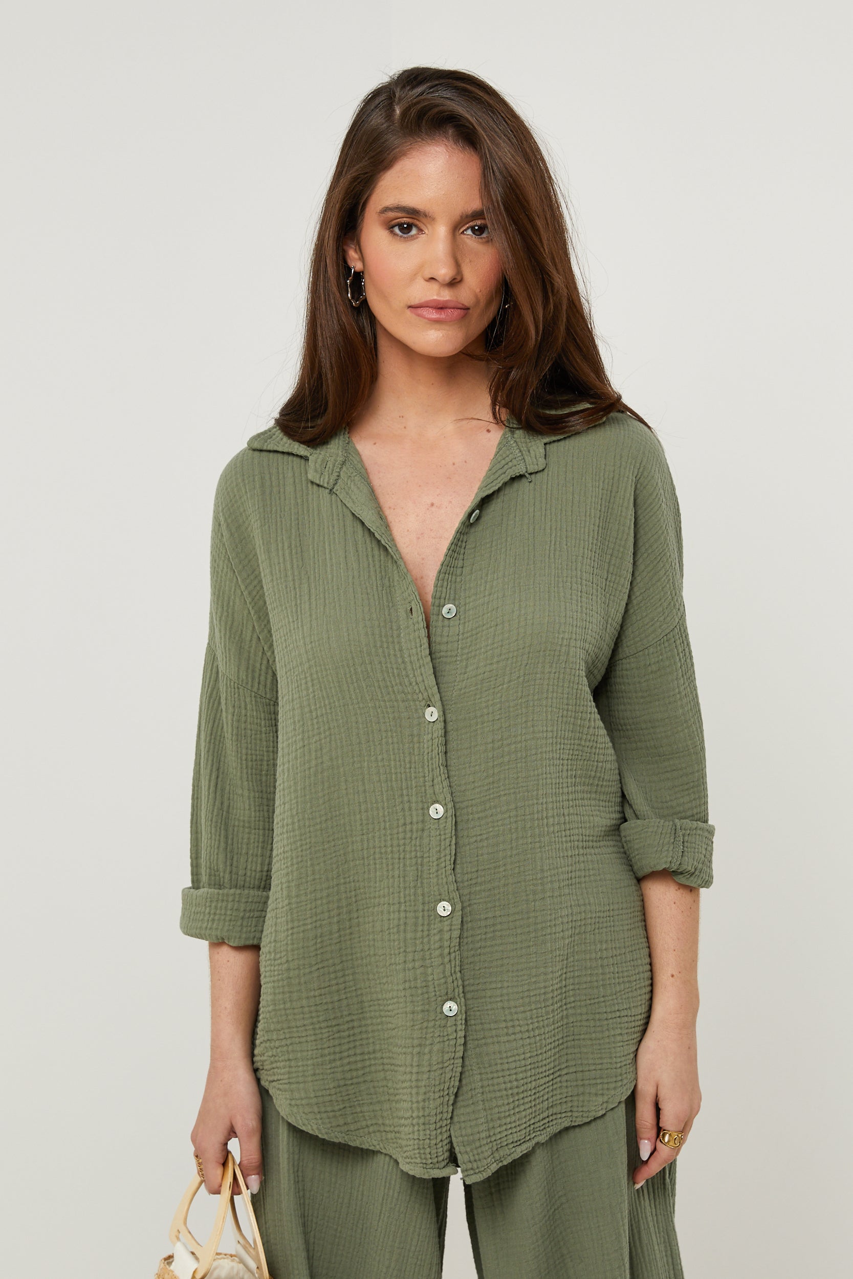 Chemise - Kaki - Femme
