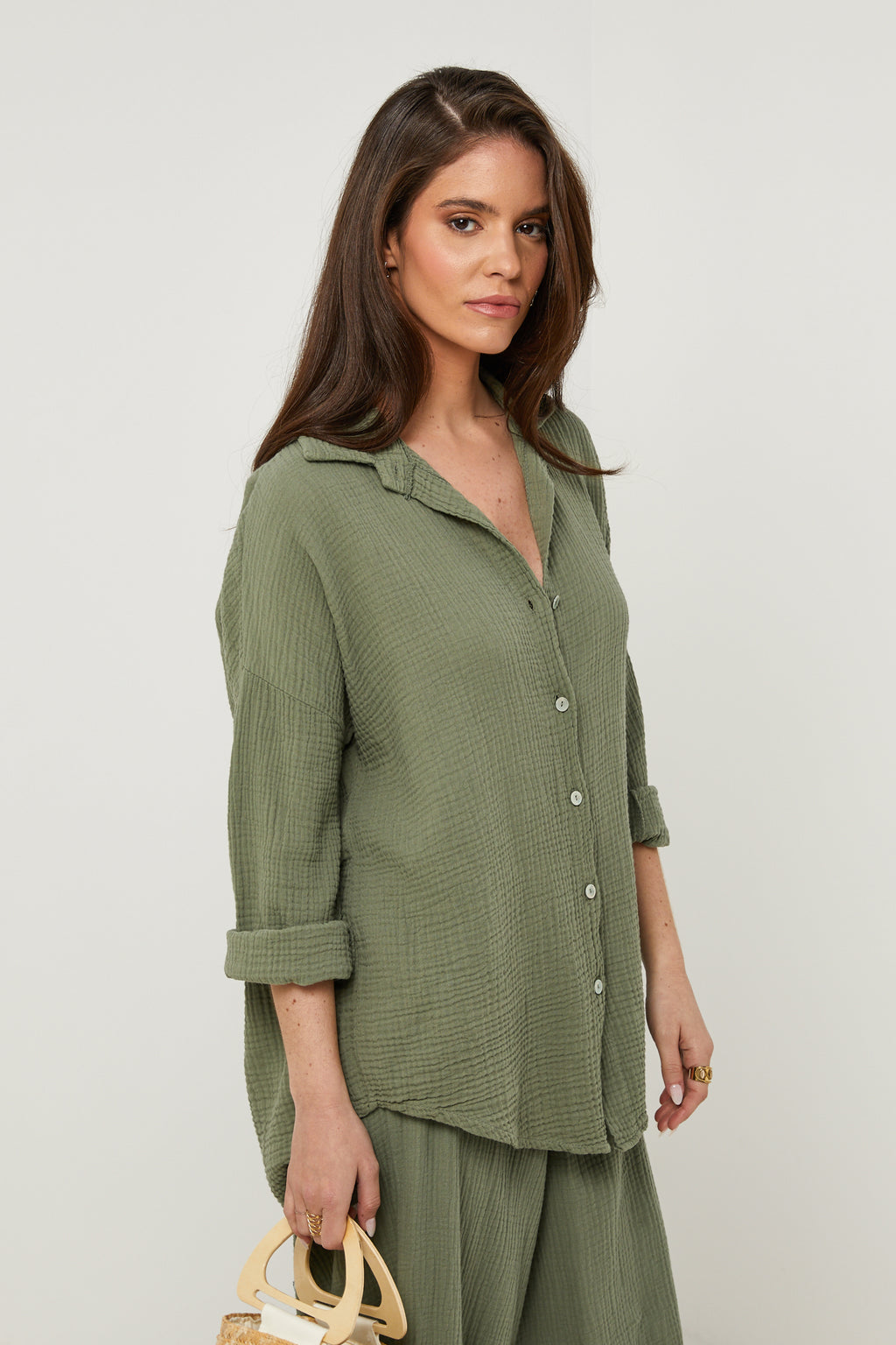 Chemise - Kaki - Femme