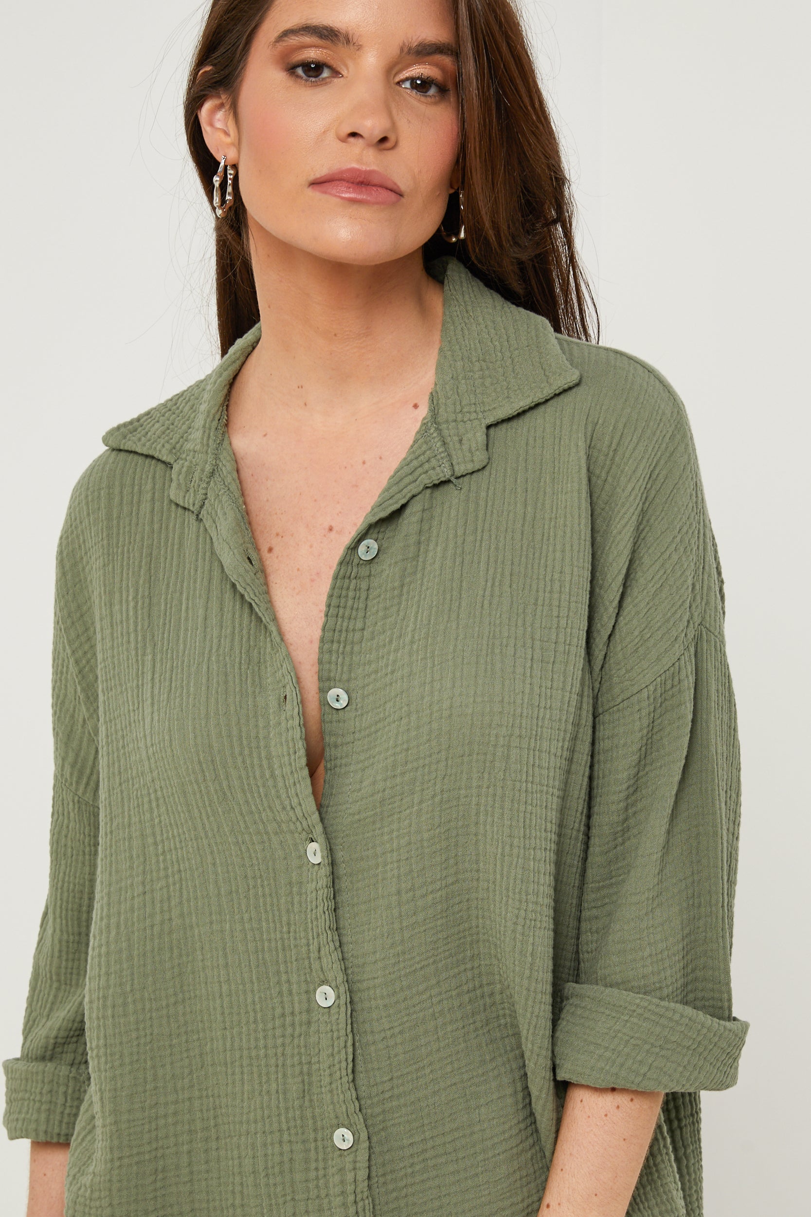 Chemise - Kaki - Femme