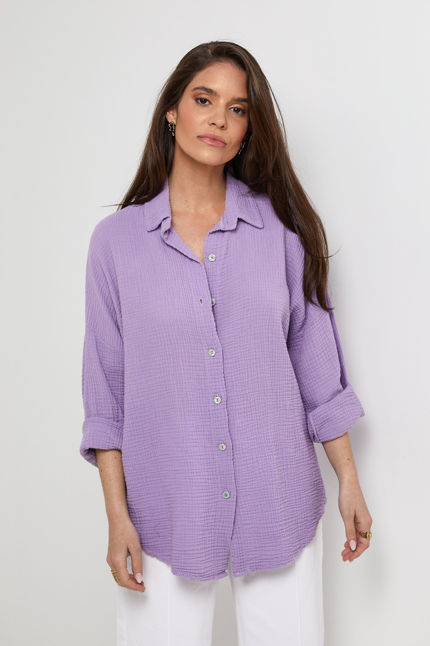 Chemise - Violet - Femme