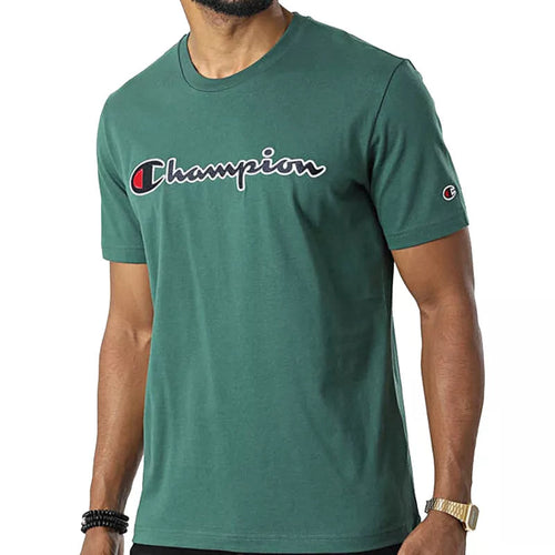 T-Shirt Champion Crewneck - Vert