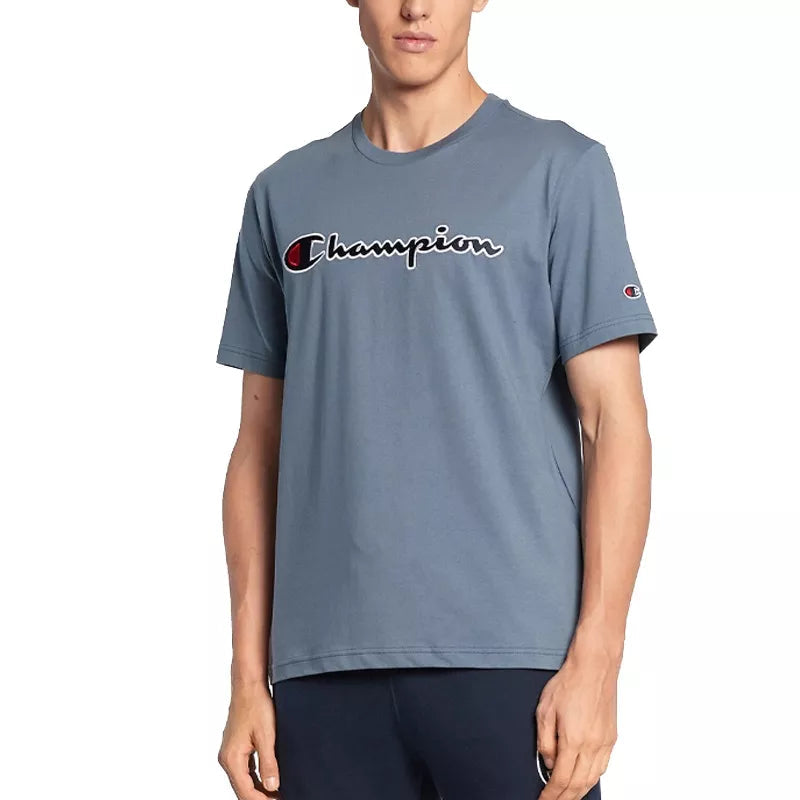 T-Shirt Champion Crewneck - Bleu
