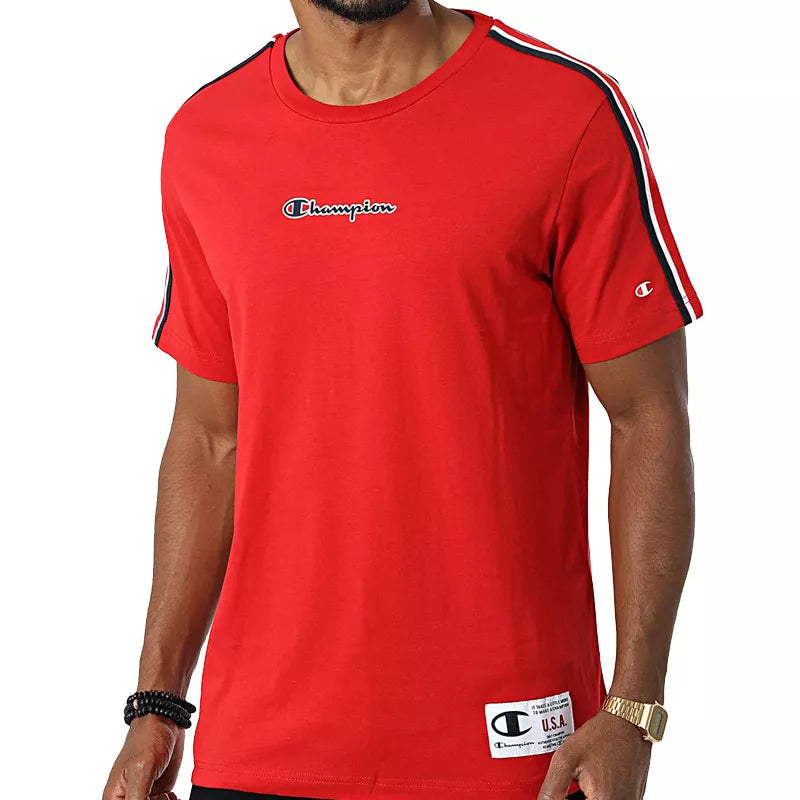 T-Shirt Champion Crewneck - Rouge