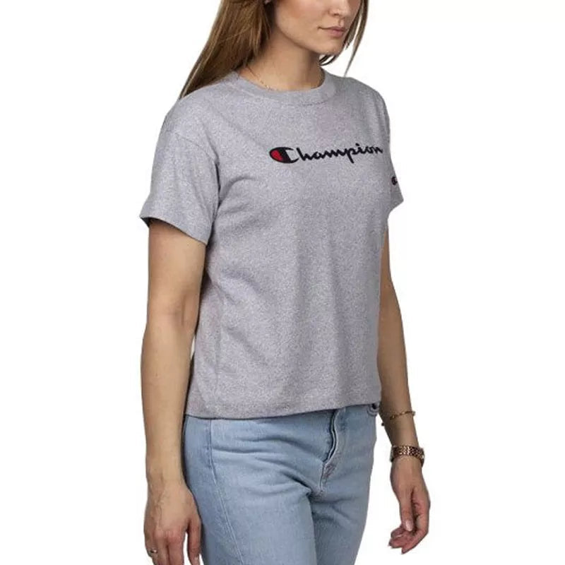 T-Shirt Champion Crewneck - Gris