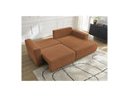Atilla - Canapé D'Angle Convertible Coffre - Tissu Chiné - Angle Droit