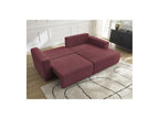 Atilla - Canapé D'Angle Convertible Coffre - Tissu Chiné - Angle Droit
