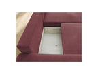 Atilla - Canapé D'Angle Convertible Coffre - Tissu Chiné - Angle Droit