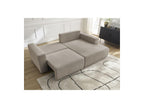 Atilla - Canapé D'Angle Convertible Coffre - Tissu Chiné - Angle Droit