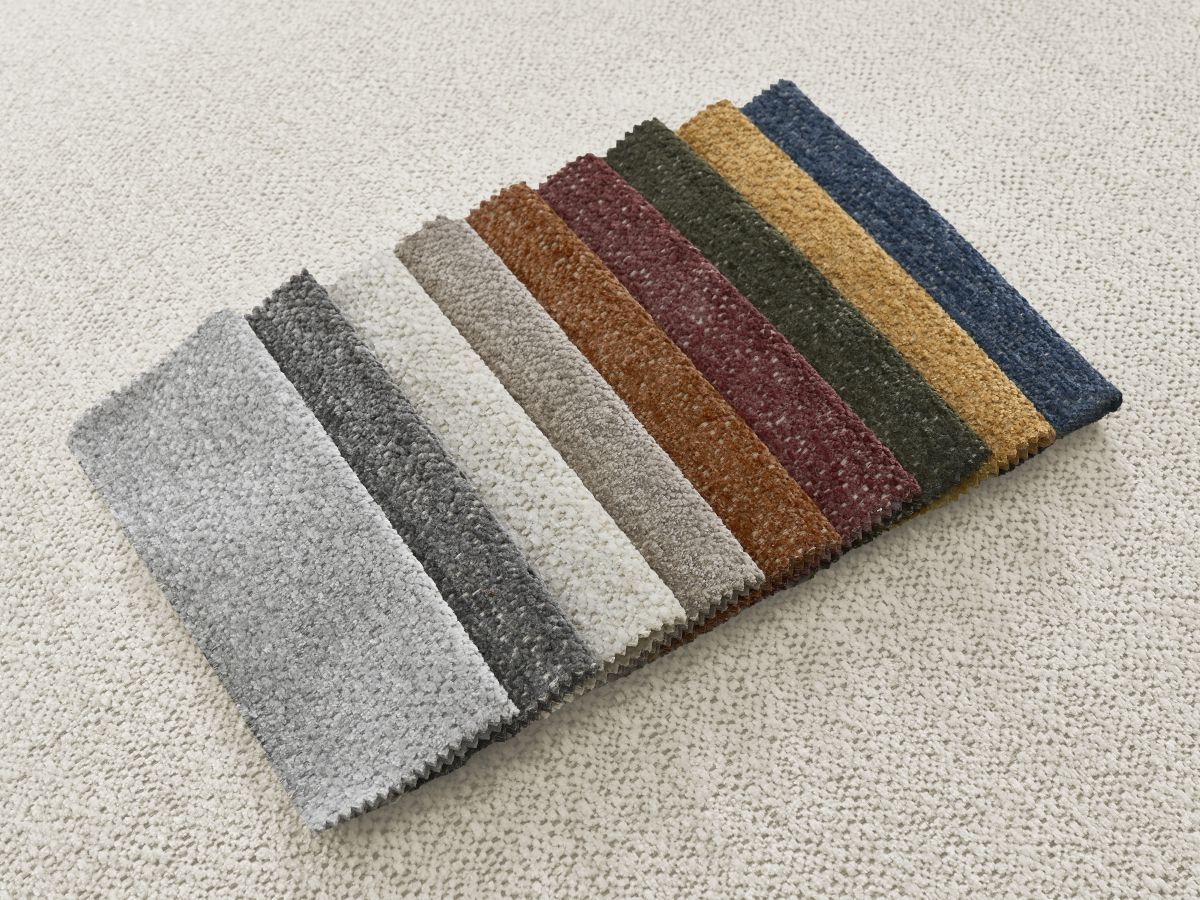 Atilla - Canapé D'Angle Convertible Coffre - Tissu Chiné - Angle Gauche