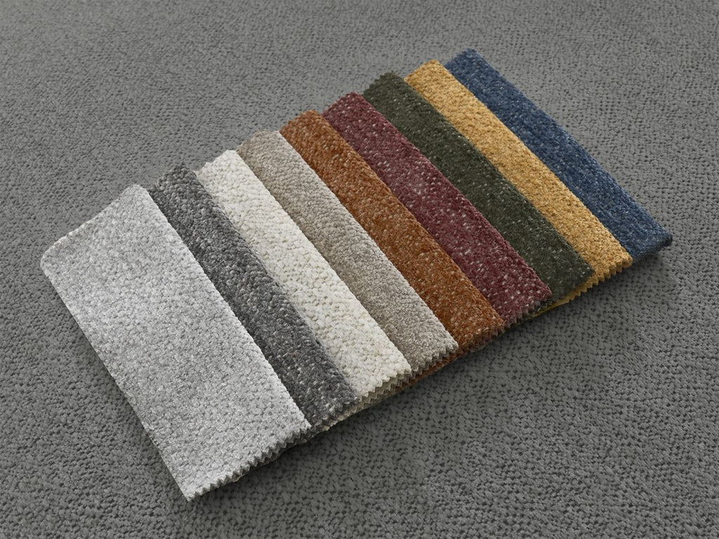 Atilla - Canapé D'Angle Convertible Coffre - Tissu Chiné - Angle Gauche