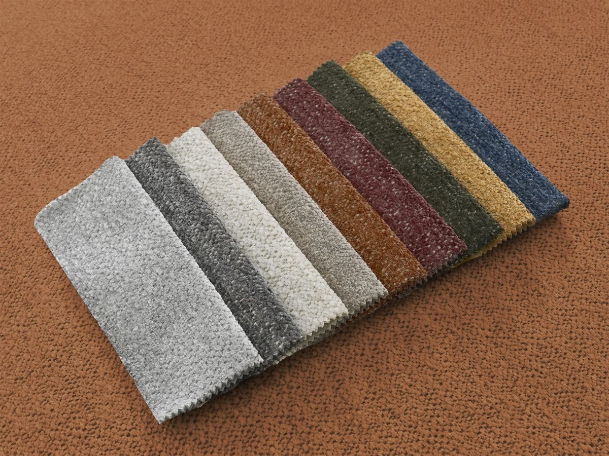 Atilla - Canapé D'Angle Convertible Coffre - Tissu Chiné - Angle Gauche