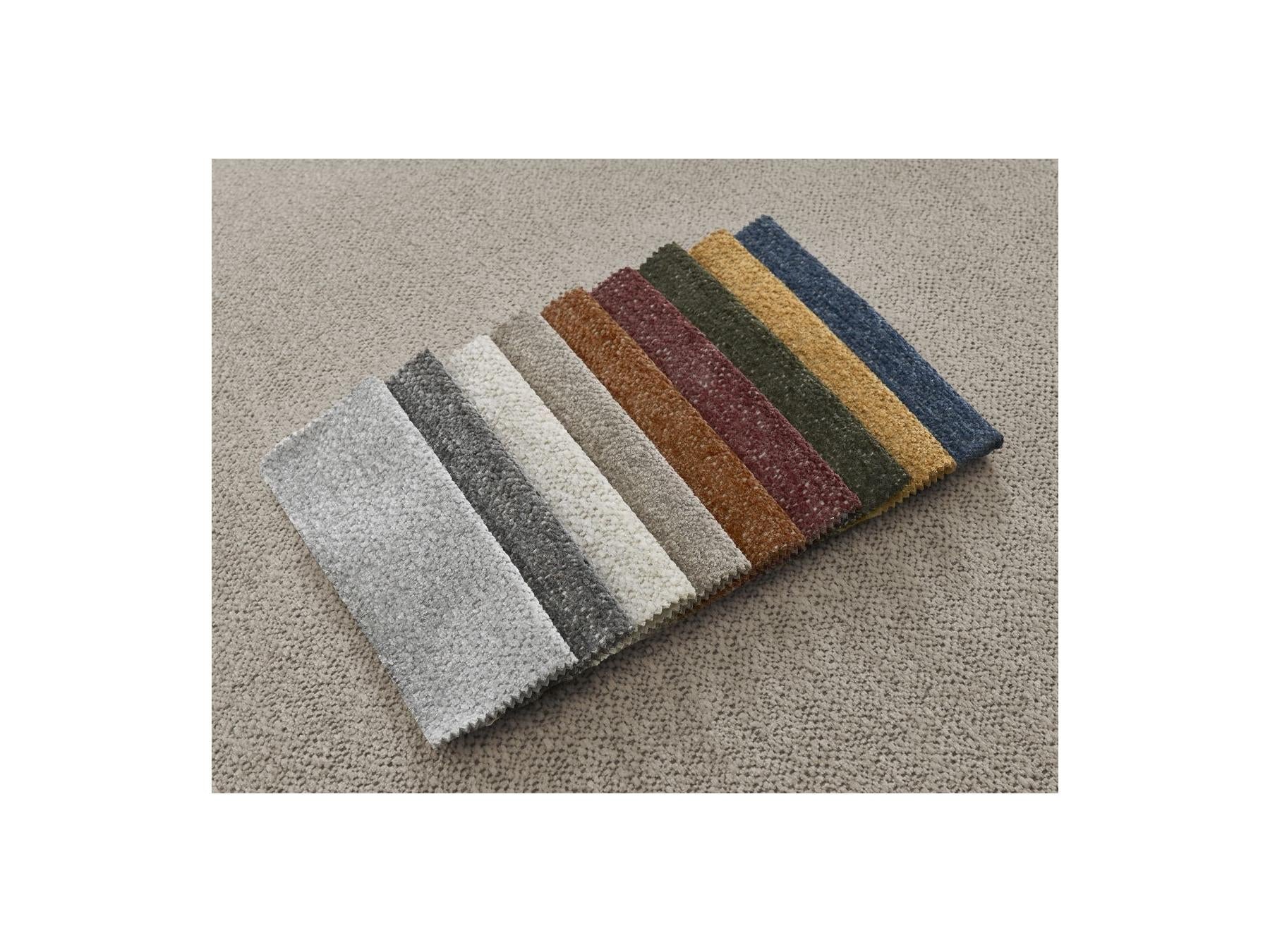 Atilla - Canapé D'Angle Convertible Coffre - Tissu Chiné - Angle Gauche