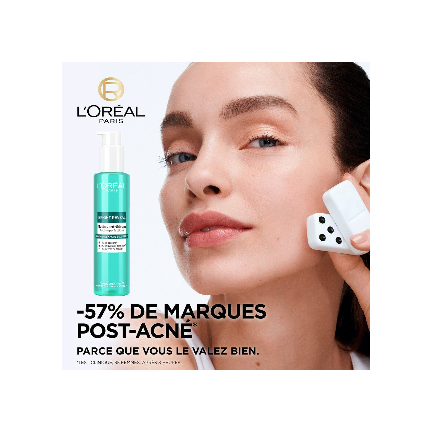 Bright Reveal Niacinamide & Salicylic Acid Anti-Blemish Cleanser-Serum