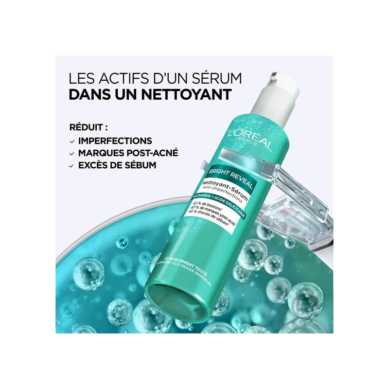 Bright Reveal Nettoyant-Sérum Anti-Imperfections Niacinamide & Acide Salicylique