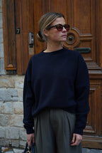 Adrien Navy sweater