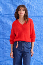 Pull Melodie - Rouge