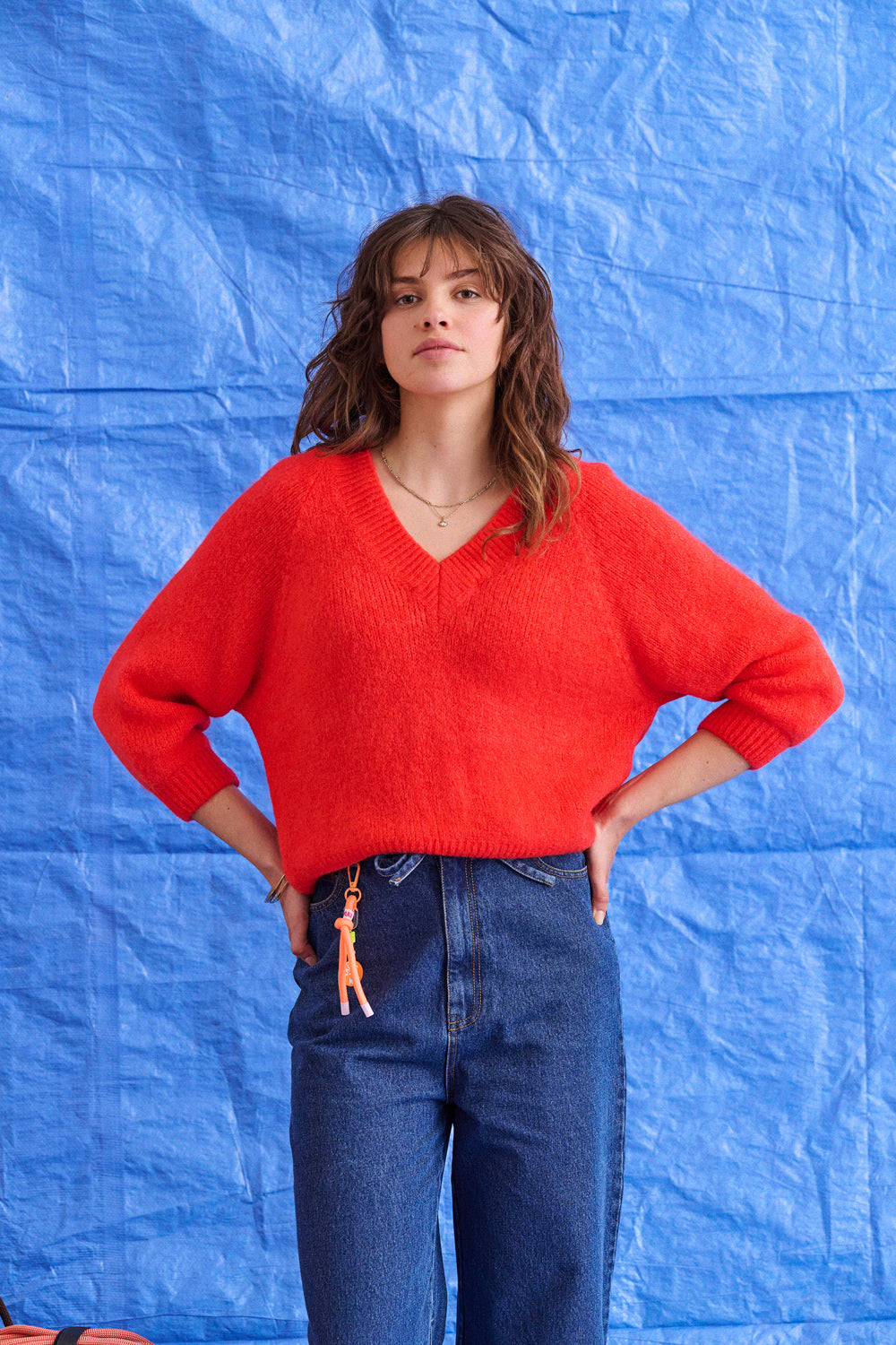 Pull Melodie - Rouge