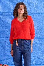 Pull Melodie - Rouge