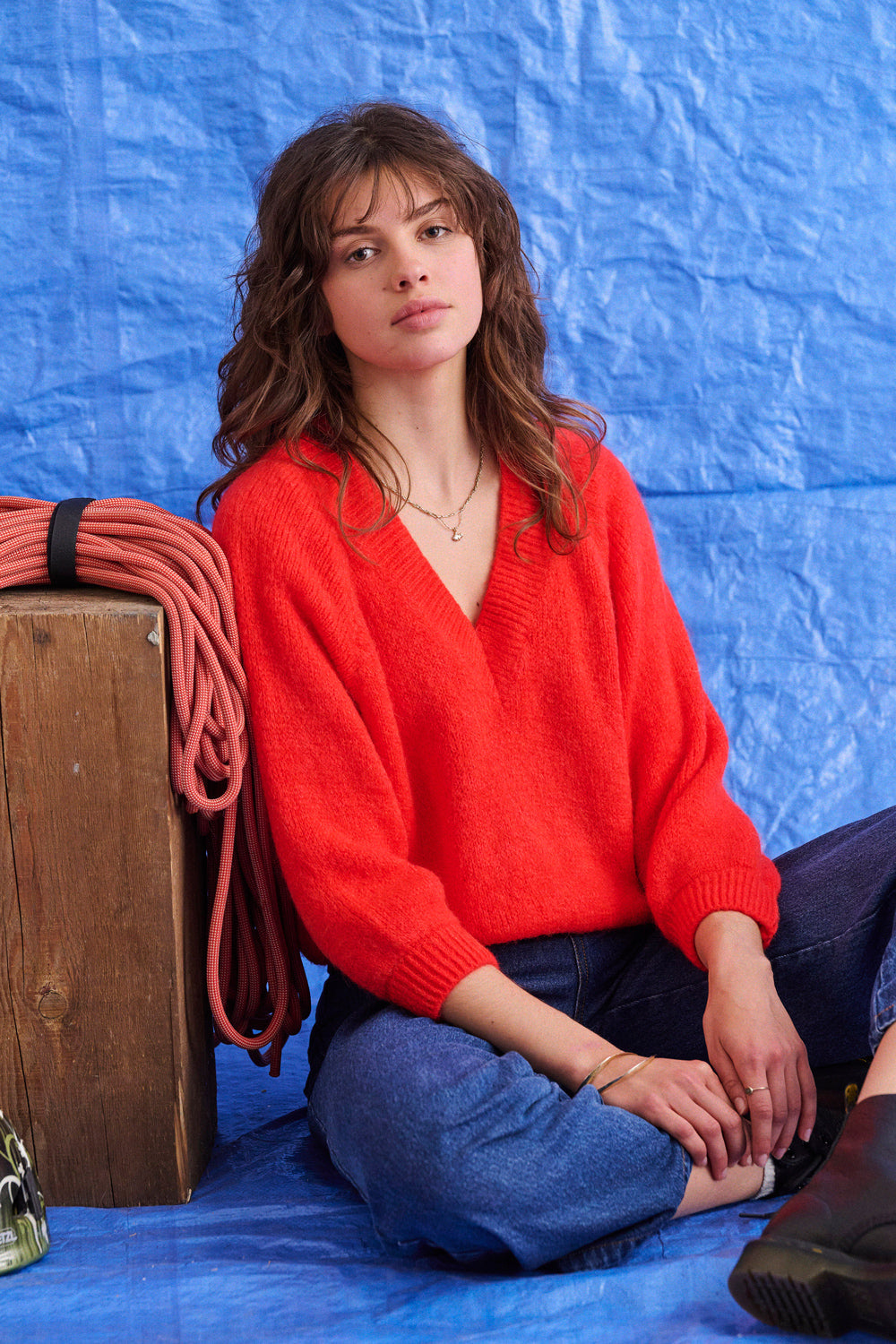 Pull Melodie - Rouge