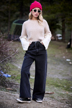 Pull Mamma - Beige Bicolore