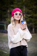 Pull Mamma - Beige Bicolore