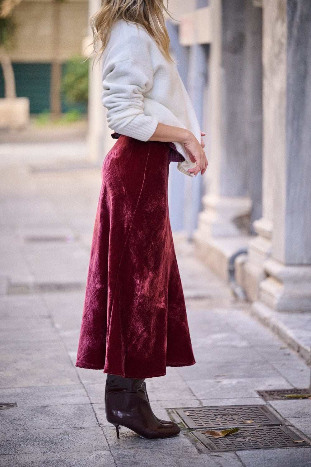 Jupe Justine - Bordeaux