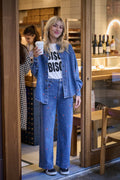 Jean Pepita - Denim Broderie