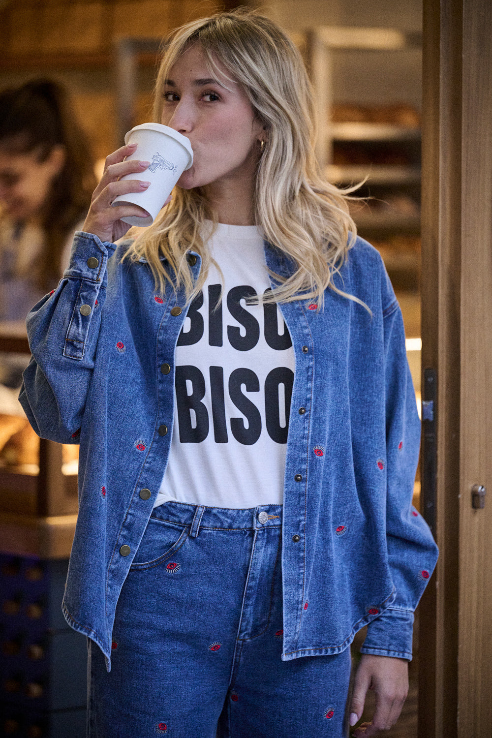 Veste Vlodia - Denim Broderie