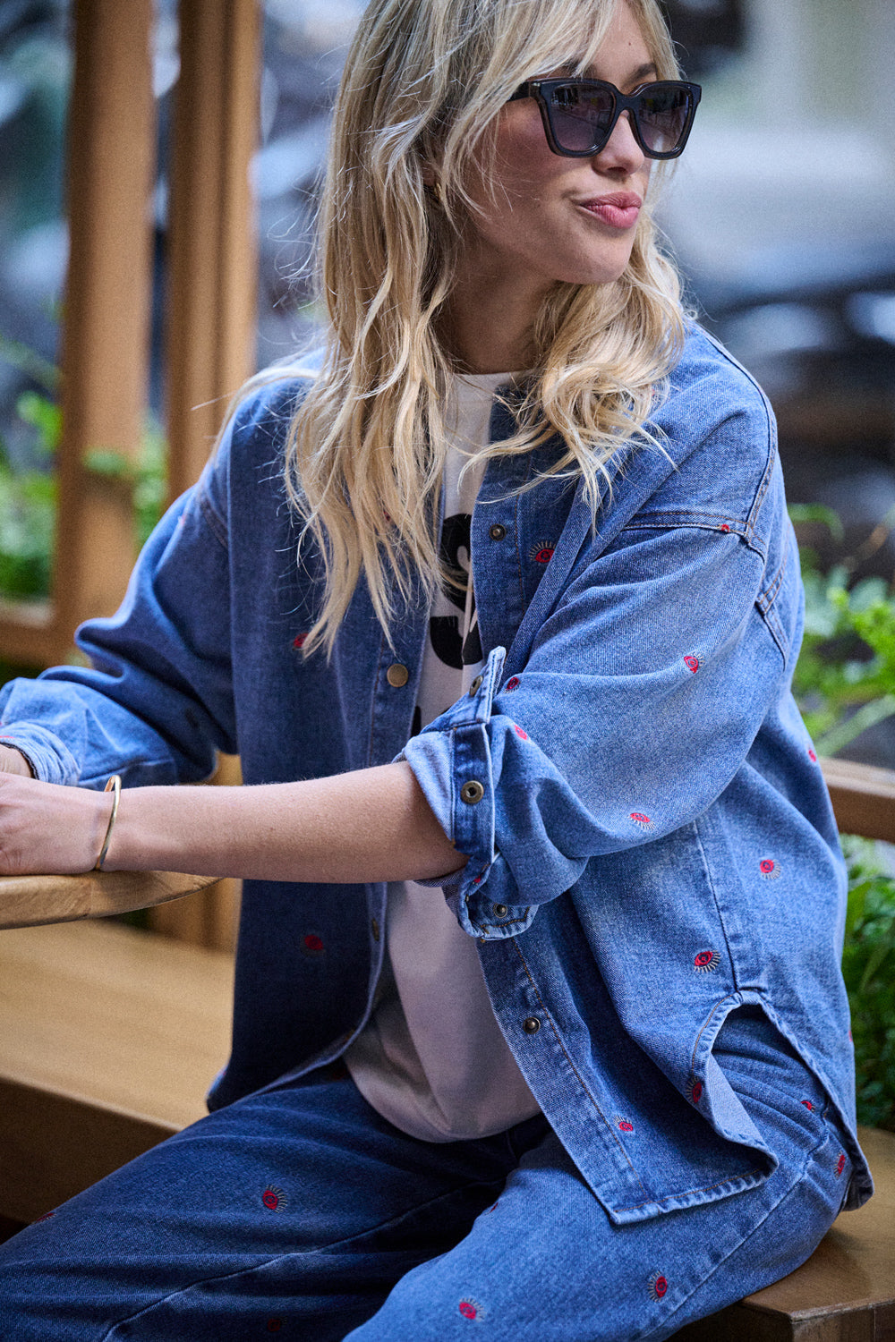 Veste Vlodia - Denim Broderie
