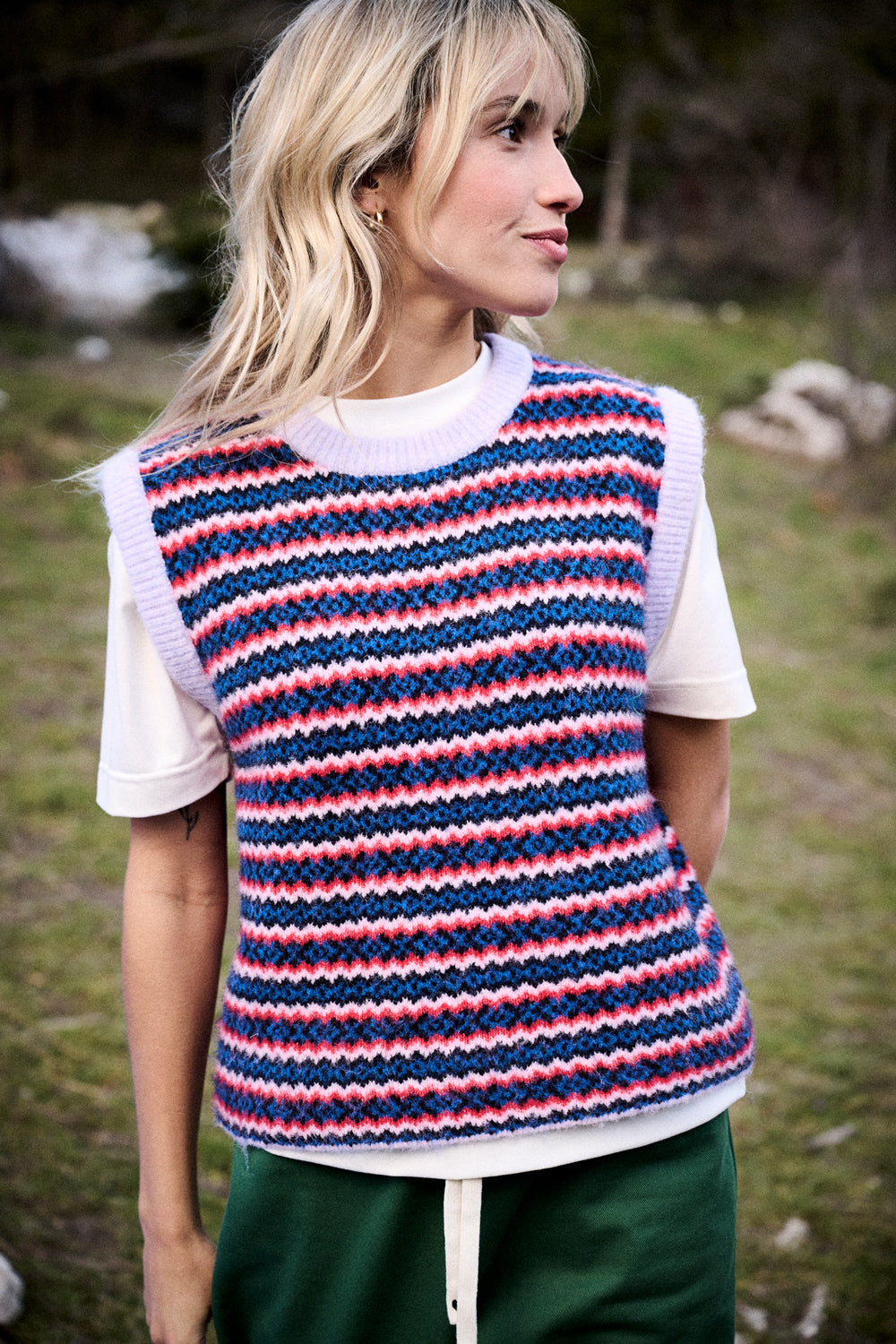 Pull Mila - Rayures Multico