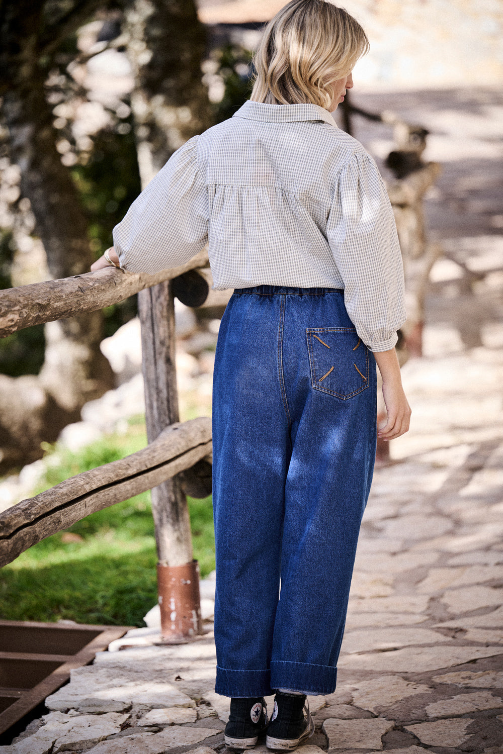Chemise Catane - Carreaux Ecru