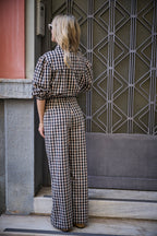 Pantalon Pali - Vichy Broderie
